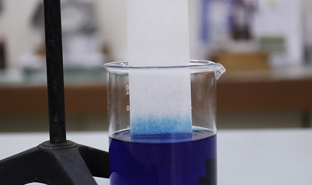 吸水加工の写真